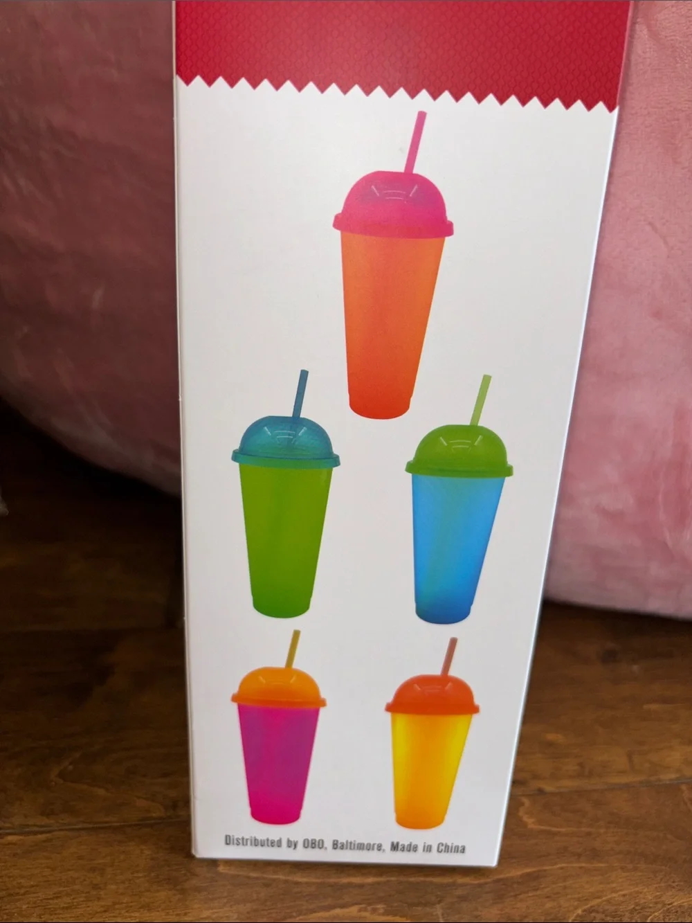 Reusable Neon Colors Cold Cups Set - 15 Piece Party Pack